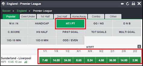 x1 meaning in betting|HT/FT .